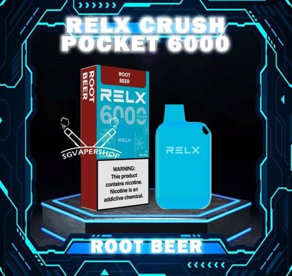 RELX CRUSH POCKET 6000 DISPOSABLE - SG VAPER SHOP The RELX Crush Pocket 6000 Puffs Disposable vape offers a refreshing summer experience with its subtle sweetness, strong cooling effect, and moderate richness RELX Pocket features a puff count of up to 6000 puffs, an atomizer with a mech coil 2.0, powered by 10W. Equipped with a 470mAh battery, it reaches 80% charge in just 45 minutes. Specifition :  Puffs: 6000 Puff Nicotine Strength : 3% Charging Time : Roughly 30-45min Battery Capacity : Type-C Rechargeable ⚠️RELX CRUSH POCKET 6000 FLAVOUR LINE UP⚠️ LongJing Tea Mint Freeze Peach Oolong Tea Root Beer Sea Salt Lemon Sour Plum Cola TieGuanYin Tea Watermelon Chill SG VAPE COD SAME DAY DELIVERY , CASH ON DELIVERY ONLY. TAKE BULK ORDER /MORE ORDER PLS CONTACT ME : SGVAPERSHOP VIEW OUR DAILY NEWS INFORMATION VAPE : TELEGRAM CHANNEL