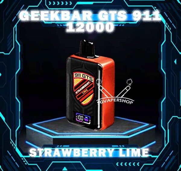 GEEKBAR GTS 911 12000 DISPOSABLE - VAPE SINGAPORE SG COD Discover the latest Geekbar Gts 911 12000 disposable vape at our SG vape Center in Singapore. We offer authentic vape products for an unparalleled vaping experience. Specifition :  Puff : 12,000 Puffs Coil : Dual Mesh coil Battery Capacity : Type-C Rechargeable Nicotine Strength : 5% Charging Time : Roughly 10 min - 15 min ⚠️GEEKBAR GTS 911 12000 FLAVOUR LINE UP⚠️ Aloe Honeydew ChocoMocha Grape Honeydew Grape Lychee Mango Berries Mango Pineapple Peanut Butter Strawberry Lime Vanilla Cream Puffs Watermelon Kiwi Guava SG VAPE COD SAME DAY DELIVERY , CASH ON DELIVERY ONLY. TAKE BULK ORDER /MORE ORDER PLS CONTACT ME : SGVAPERSHOP VIEW OUR DAILY NEWS INFORMATION VAPE : TELEGRAM CHANNEL