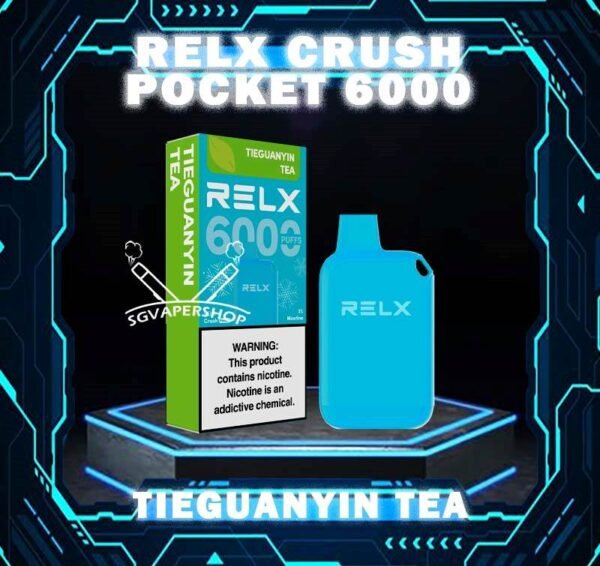 RELX CRUSH POCKET 6000 DISPOSABLE - SG VAPER SHOP The RELX Crush Pocket 6000 Puffs Disposable vape offers a refreshing summer experience with its subtle sweetness, strong cooling effect, and moderate richness RELX Pocket features a puff count of up to 6000 puffs, an atomizer with a mech coil 2.0, powered by 10W. Equipped with a 470mAh battery, it reaches 80% charge in just 45 minutes. Specifition :  Puffs: 6000 Puff Nicotine Strength : 3% Charging Time : Roughly 30-45min Battery Capacity : Type-C Rechargeable ⚠️RELX CRUSH POCKET 6000 FLAVOUR LINE UP⚠️ LongJing Tea Mint Freeze Peach Oolong Tea Root Beer Sea Salt Lemon Sour Plum Cola TieGuanYin Tea Watermelon Chill SG VAPE COD SAME DAY DELIVERY , CASH ON DELIVERY ONLY. TAKE BULK ORDER /MORE ORDER PLS CONTACT ME : SGVAPERSHOP VIEW OUR DAILY NEWS INFORMATION VAPE : TELEGRAM CHANNEL