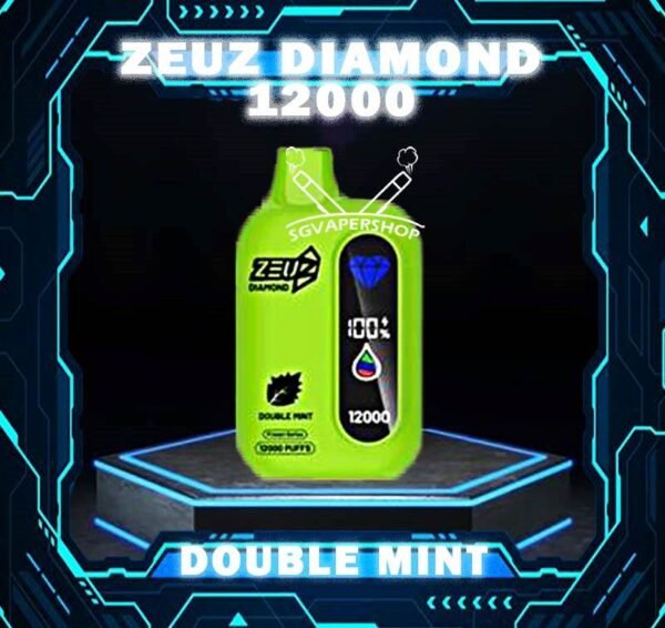 ZEUZ DIAMOND 12000 DISPOSABLE - SG VAPER SHOP SINGAPORE The Zeuz Diamond 12000 Puffs Disposable Vape Ready stock in our sg singapore store online shop for same day delivery! New production from Zeus vape Sg. Get it now with us and same day delivery! This Vape Disposable comes with 20+ Plus flavours. The top 5 best seller flavour are Tie Guan Yin,Double Mint, Sirap Bandung, Sour Bubblegum and Honeydew Melon. Zeuz 12k Puffs remain cooling level better than with as Zeuz bar 9100 / Zeuz Pen 6000 . Specifications: Nicotine : 3% 30mg Capacity 14ml Approx. 12000 Puffs Rechargeable 550mAh Battery Type C Port ⚠️ZEUZ DIAMOND 12000 FLAVOUR LINE UP⚠️ Hot Series Gummy Bear Sour Bubblegum Mixed Berry Rootbeer Watermelon Bubblegum Sirap Bandung Solero Ice Cream Grape Apple Power Bull Classic Tobacco Cold Series Grape Bubblegum Watermelon Lemon Tie Guan Yin White Grape Oolong Tea Frozen Peach Coke Strawberry Watermelon Double Mint Amazing Mango Watermelon Ice Honeydew Melon Ice Lychee Sour apple SG VAPE COD SAME DAY DELIVERY , CASH ON DELIVERY ONLY. TAKE BULK ORDER /MORE ORDER PLS CONTACT ME : SGVAPERSHOP VIEW OUR DAILY NEWS INFORMATION VAPE : TELEGRAM CHANNEL