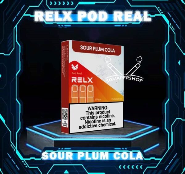 RELX POD REAL - SG VAPER SHOP SINGAPORE The RELX Pod Real comes in a package of 3 pods, offering a more cost-effective option at Vape singapore shop online. Powered by VCOT technology, the RELXPod Real delivers superior cooling and richness with a 25% increase. Each pod offers up to 1000 puffs, cumulatively offering up to 3,000 puffs in the 3-pod pack, to ensure a lasting good taste experience. Featuring a visible tank to prevent burnt taste, it also provides exclusive flavors like Chrysanthemum Tea and Sour Plum Cola. Specifications: Per pods last 10000 Puffs Vcot Tech Per box including 3pods Nicotine: 3% Compatible Device With: RELX Mini RELX Infinity RELX Infinity 2 RELX Phantom DD Cube ⚠️RELX POD REAL FLAVOUR LINE UP⚠️ TieGuanYin Tea Longjing Tea Icy Mineral Water Root Beer Sour Plum Cola Sakura Grape Chrysanthemum Tea Sea Salt Lemon Pink Guava Strawberry Burst Pineapple SG VAPE COD SAME DAY DELIVERY , CASH ON DELIVERY ONLY. TAKE BULK ORDER /MORE ORDER PLS CONTACT ME : SGVAPERSHOP VIEW OUR DAILY NEWS INFORMATION VAPE : TELEGRAM CHANNEL