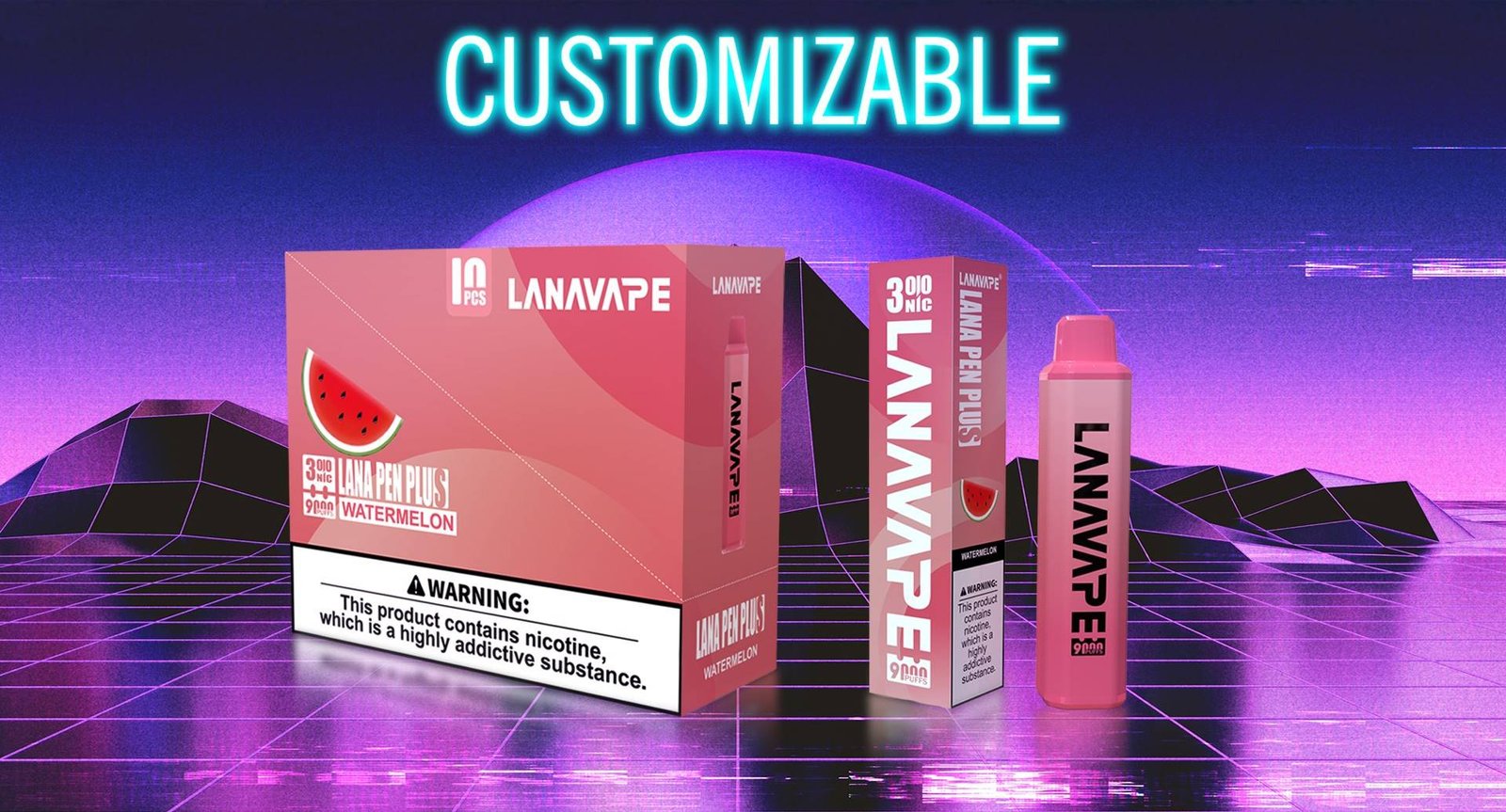 LANA PEN PLUS 9000 PUFFS This vape ready stock at Singapore sg vaper shop now! available 10 plus+ great flavour line up! Mesh Coil with 650 mAh battery, Nicotine contains of 3%, E-liquid 15ML and Rechargeable Type-C design.