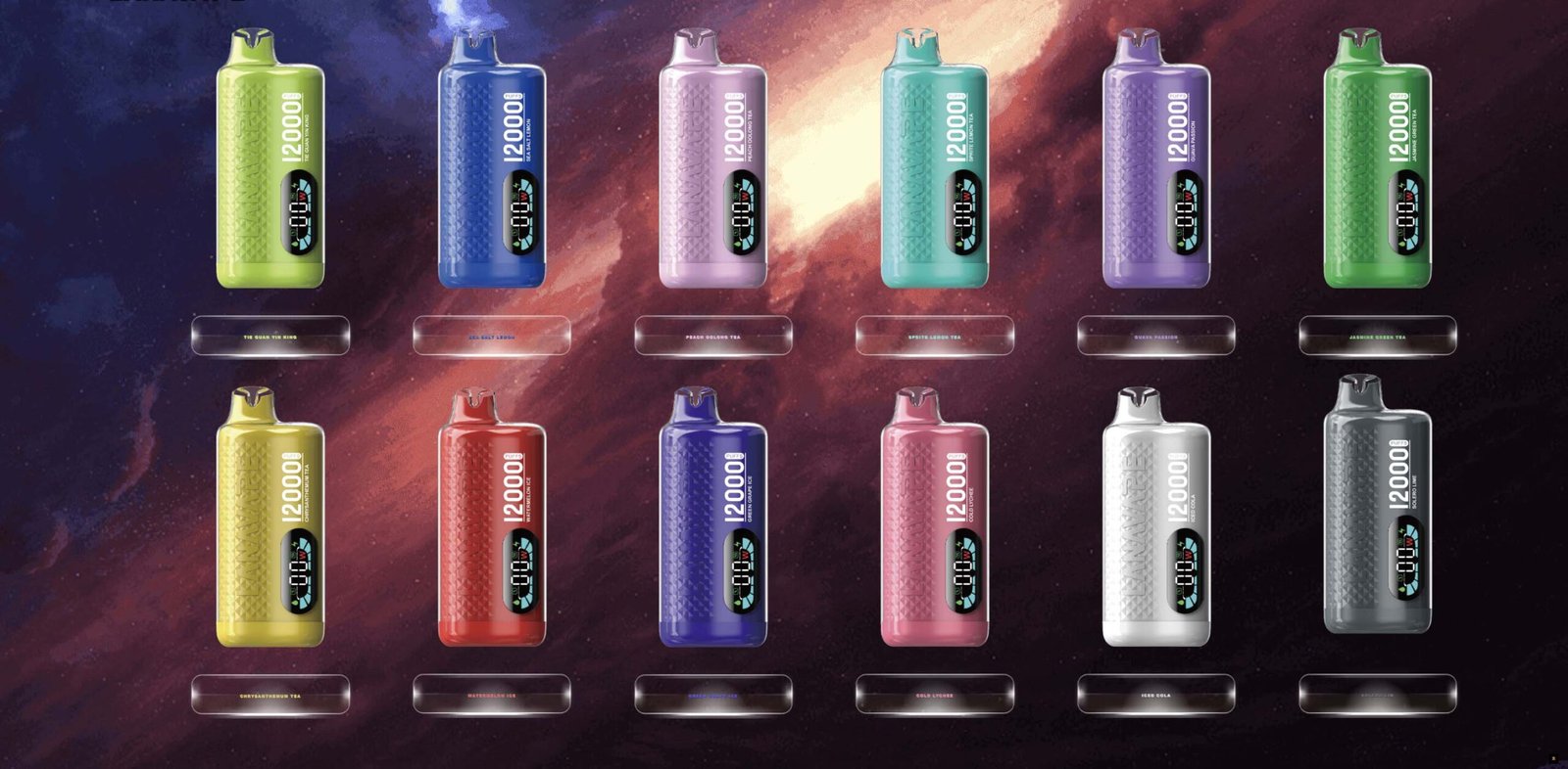 LANA FIZZ 12000 PUFFS It's a Big & Luxe Puffs: Endless Pleasure! Adjustable Power, Battery Indicator and E-liquid Indicator. Compact, Potent and Effortlessly convenient. With 12,000 Puffs on deck, Your satisfaction is assured. DASHBOARD INDICATOR LEADS THE WAY Your Personal vape GPS for battery and E-liquid levels. Keeping you stay on track and full steam ahead with clear car-inspired displays. POWER UP YOUR VAPE WITH YOUR PREFERENCES 3 Presses to Control over your vaping Journey adjustable Power. From 13W to 16W. Find your sweet spot and enjoy the perfect hie every time. ALWAYS ON THE GO Armed with a 550mAh Battery and rapid-changing USB-C Technology, Just grab and go for your parties! LANA-EXCLUSIVE MESH COIL With LANAVAPE'S Exclusive mesh coil Technology. Flavour Enhancement reaches newmeights, Guaranteeing a consistent smooth and satisfying vaping experience while. Eliminating burnt taste. QUIET LUXURY Crafted with a timeless color palette and adorned with diamond patterns, Lana Fizz Features a crystal-clear plastic surface that exudes elegance and style. 12 SURPRISES AWAIT Stay your day with a burst of Colombian coffee flavour, Then savor the refreshing layers of our multilayered blends to keep you feeling layers of our multilayered.