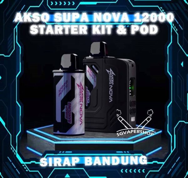 AKSO SUPA NOVA 12000 ( 12k ) DISPOSABLE - SG VAPER SHOP SINGAPORE The AKSO SUPA NOVA 12000 puffs disposable vape is Starter Kit & Prefilled Pod design ,ready stock in our sg singapore store online shop for same day delivery.  Introducing the AKSO Supa Nova 12k closed pod disposable vape, crafted for flexibility and ease of use. It features adjustable wattage ranging from 10W to 20W, allowing users to customize their vaping experience. Safety is paramount with a child lock and a rechargeable battery equipped with anti-overcharge and auto cut-off systems. Monitoring your vape is simple with liquid and battery indicators, ensuring you're always informed. Adjust the airflow to your liking and enjoy up to 12,000 puffs per cartridge. Plus, it's compatible with cartridges from the Akso Supa Pro series, offering compatibility and versatility for vapers. SAFETY : Designed with user safety and convenience in mind. It features a child lock mechanism where activation and deactivation require pressing any button for 3 seconds, preventing accidental operation. The rechargeable battery includes anti-overcharge protection and an auto cut-off system, ensuring prolonged battery lifespan and safe charging practices. CARTRIDGE SYSTEM POD : Offering an impressive 12k puff capacity per cartridge. It is compatible with cartridges from the Akso Supa Pro series, providing versatility and convenience. With over 40 flavors to choose from, users can explore a wide range of options to suit their preferences and tastes. Specifications : Puff: 12000 Puffs Nicotine Strength: 5% Adjustable wattage : 10W to 20W Liquid and battery indicator Charging Port: 650 mAh Rechargeable Type-C ⚠️AKSO SUPA NOVA 12000 FLAVOUR LINE UP⚠️ Blackcurrant Butter Mint Candy Chocolate Mint Honeydew Mango Oat Crunch Sirap Bandung Strawberry Banana Custard Strawberry Mango Strawberry Yam Cheese Vanilla Tobacco Apple Custard Milk Caramel Passion Soursop Mango Cranberry Grape Watermelon Gummy Mango Passion Grape SG VAPE COD SAME DAY DELIVERY , CASH ON DELIVERY ONLY. TAKE BULK ORDER /MORE ORDER PLS CONTACT ME : SGVAPERSHOP VIEW OUR DAILY NEWS INFORMATION VAPE : TELEGRAM CHANNEL