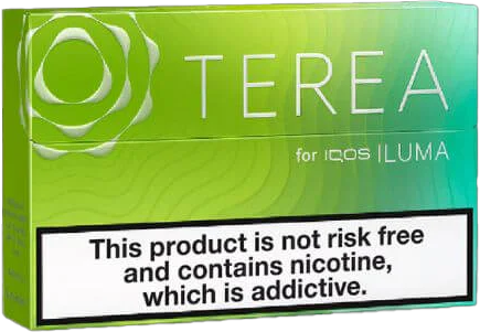 Bright Wave Terea | SG VAPER SHOP Terea Bright Wave heated tobacco products heat real tobacco instead of burning it. This is an important difference between these smoke-free products and cigarettes. Because they don’t burn the tobacco, these products are smoke-free—producing a nicotine-containing aerosol that is fundamentally different from cigarette smoke. Smooth & Refreshing tobacco experience. A tobacco blend coupled with deep menthol cooling sensations enhanced by green fruit and fresh aromas. For use with IQOS Iluma devices only. The aroma is quite intense, but not sharp and not chemical. 1 Pack Contains 20 Tobacco sticks (Pack of 20 Sticks). 1 carton contains 10 packs of 20 tobacco sticks. Total 200 tobacco sticks (Box of 200). Compatible with the IQOS Iluma Devices Only Heated tobacco; does not produce tar, smoke or ash Flavor profile: An intense menthol cooling sensation complementing a mellow tobacco blend, and enhanced by green fruit aromas.