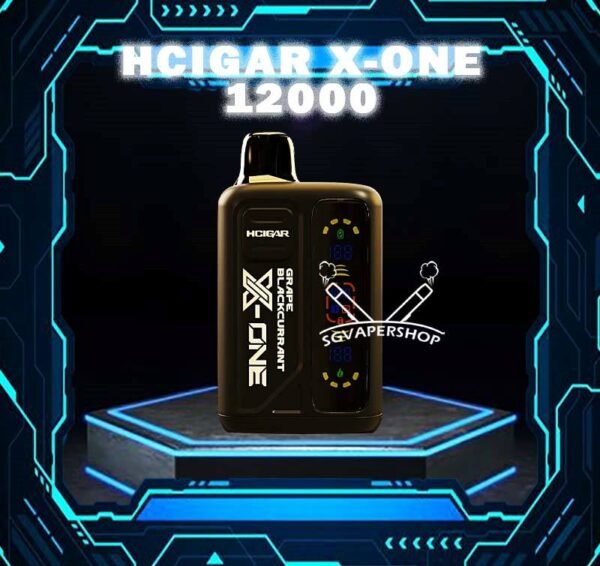 HCIGAR X-ONE 12000 DISPOSABLE - SG VAPER SHOP SINGAPORE The Hcigar X-one 12000 puffs disposable vape ready stock in our sg singapore store online shop for same day delivery. The joy of vibrant fruity flavors heightened by Hcigar X-One’s 12k dual booster wattage and adjustable airflow ensures a silky smooth taste. Specifications : Nicotine 50mg (5%) Approx. 12000 Puffs Smart Screen Indicator Dual Booster Wattage Child Lock Safety Rechargeable Battery 650mAh  Charging Port: Type-C ⚠️HCIGAR X-ONE 12000 FLAVOUR LINE UP⚠️ Black Grape Cheezy Blueberry Choco Nutty Vanilla Grape Blackcurrant Lychee Redcurrant Mango Mix Mango Nata De Coco Mix Fruit Soursop Pear Taro Whipped SG VAPE COD SAME DAY DELIVERY , CASH ON DELIVERY ONLY. TAKE BULK ORDER /MORE ORDER PLS CONTACT ME : SGVAPERSHOP VIEW OUR DAILY NEWS INFORMATION VAPE : TELEGRAM CHANNEL