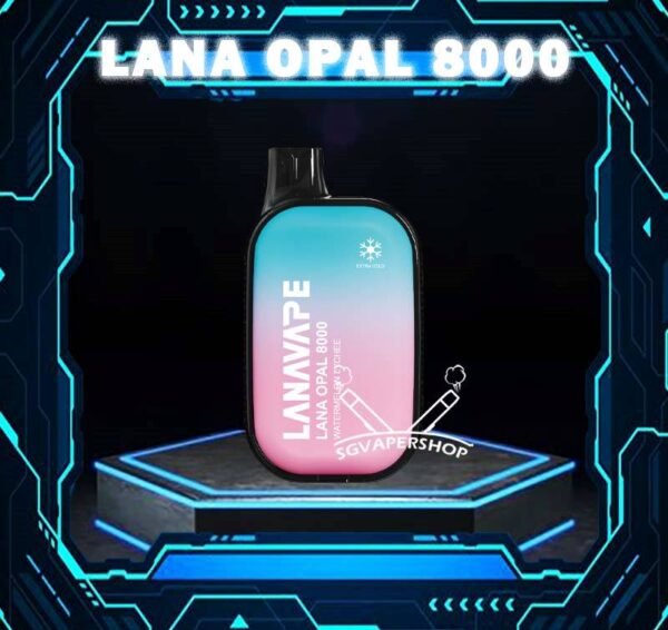 LANA OPAL 8000 DISPOSABLE - SG VAPER SHOP SINGAPORE The Lana Opal 8000 puffs disposable ready stock in Singapore sg vape cod ,The Vape with a chic pebble-like display, the device not only nails the aesthetics but also offers a comforting grip. Style and texture, we've got you covered. Lana Opal 8k is a good mesh coils are the secret sauce to intense, unforgettable taste. Take your ticket to the taste revolution! The prominent LED screen keeps you in the know at a glance. Take charge if your vaping experience by staying informed and in control of every puff. Explore a world LANA OPAL 8K of 17 beautiful blended options. Why settle for one flavor when you can savor them all? Specification : Nicotine Strength: 3%-5% E-Liquid Capacity: 14ML Resistance: 1.2ohm Battery Capacity: 650mAh Charging Port: Type-C Rechargeable ⚠️LANA OPAL 8000 FLAVOUR LINE UP⚠️ Cola Crysanthemum Tea Cantaloupe Double Mango Grape Bubblegum Grape Honey Lemon Soda Juicy Passion Fruit Peach Oolong Rootbeer Magic Cola Sea Salt Lemon Solaro Lime Superme Sprite Strawberry Watermelon Tie Guan Yin Watermelon Lychee Wonder Taro SG VAPE COD SAME DAY DELIVERY , CASH ON DELIVERY ONLY. TAKE BULK ORDER /MORE ORDER PLS CONTACT ME : SGVAPERSHOP VIEW OUR DAILY NEWS INFORMATION VAPE : TELEGRAM CHANNEL