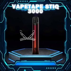 VAPETAPE STIQ 3000 DISPOSABLE - SG VAPER SHOP SINGAPORE The Vapetape Stiq 3000 Puffs Disposable the new series from ASDF worldwide. It design with pen style,easy to bring in anytime. Come with 10 tasty flavour. Order now with Us get it same day singapore cash on delivery! Specifications : Puff : 3000 Puffs Volume : 3Ml Nicotine Strength : 3% Capacity : 500mAh Coil : Mesh Coil0 ⚠️VAPETAPE STIQ 3000 FLAVOUR LINE UP⚠️ Watermelon Raspberry Grape Melon Strawberry Lychee Peach Grape Cola Apple Asam Boi Honeydew Blackcurrant Mango Watermelon Lychee Green Mango SG VAPE COD SAME DAY DELIVERY , CASH ON DELIVERY ONLY. TAKE BULK ORDER /MORE ORDER PLS CONTACT ME : SGVAPERSHOP VIEW OUR DAILY NEWS INFORMATION VAPE : TELEGRAM CHANNEL