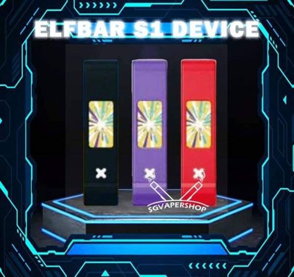 ELFBAR SNAP S1 DEVICE - SG VAPE POWER SINGAPORE SHOP Elevate your vaping experience with the Elf Bar SNAP S1 LED Device, designed for ELFBAR SNAP. Featuring a 900mAh battery for extended usage and a beautiful interactive LED display, this device lets you monitor battery levels in real-time with stylish animations. Why Choose the ELF BAR S1? Magnetic Connection – Snap it on effortlessly—no cables needed! Smart LED Display – Keep track of your battery percentage in real-time. Powerful 900mAh Battery – Long-lasting performance for uninterrupted vaping. Fast Type-C Charging – Universal, quick, and efficient power-up. Portable & Stylish – Compact, lightweight, and perfect for vaping on the go. Upgrade to the ELFBAR S1 LED Device today and enjoy seamless power with a touch of style! Package Include : 1PCS X ELFBAR S1 DEVICE ⚠️ELFBAR SNAP S1 DEVICE LINE UP⚠️ Black Color SG VAPE COD SAME DAY DELIVERY , CASH ON DELIVERY ONLY. TAKE BULK ORDER /MORE ORDER PLS CONTACT ME : SGVAPERSHOP VIEW OUR DAILY NEWS INFORMATION VAPE : TELEGRAM CHANNEL